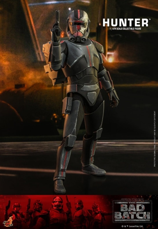 Hot Toys, Hunter, Star Wars, Star Wars: La remesa mala, Star Wars: The Bad Batch