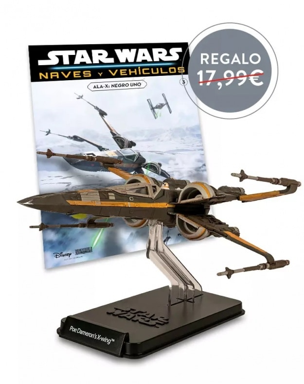 ENTREGA 3 DE REGALO: X-WING BLACK ONE DE POE DAMERON