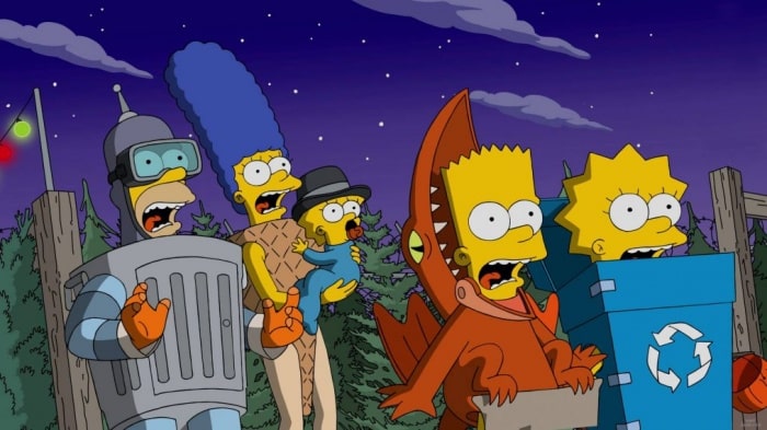 Los Simpson Halloween casa del arbol del terror