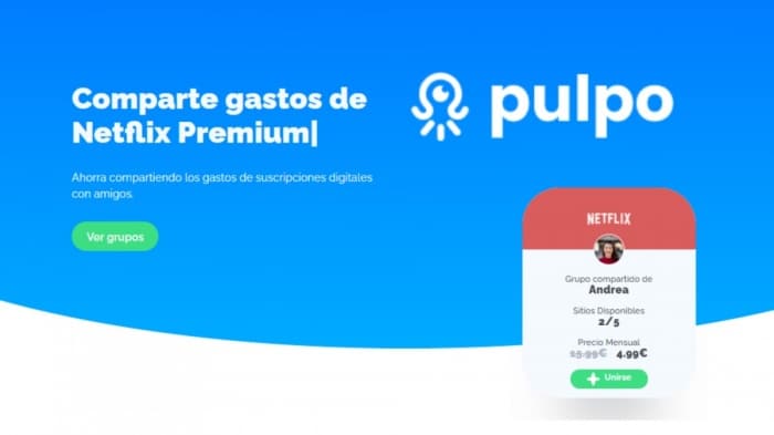 Pulpo app compartir