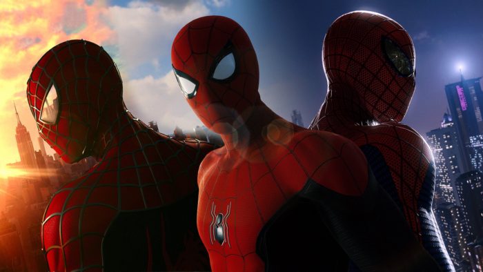 Los tres Spider-Man en la película Spider-Man: No Way Home