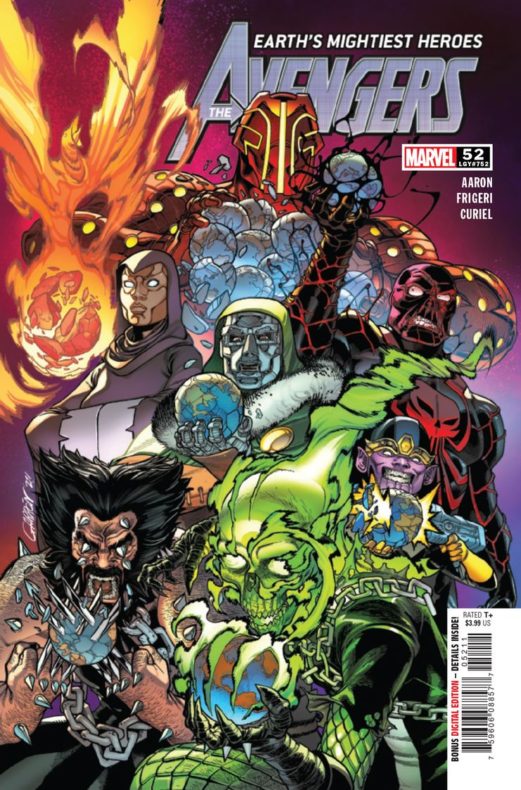 Portada de Vengadores #52