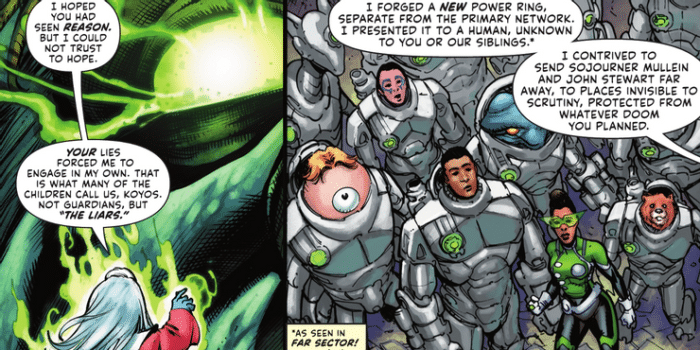 Extracto de Green Lantern #10