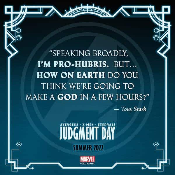 Judgement Day (Vengadores - X-Men - Eternos) - Tony Stark