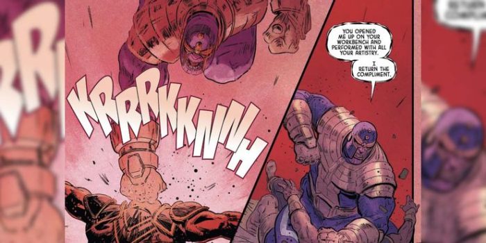 Thanos asesina a un Eterno de forma brutal y salvaje