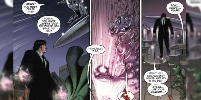 Iron mata a silver surfer