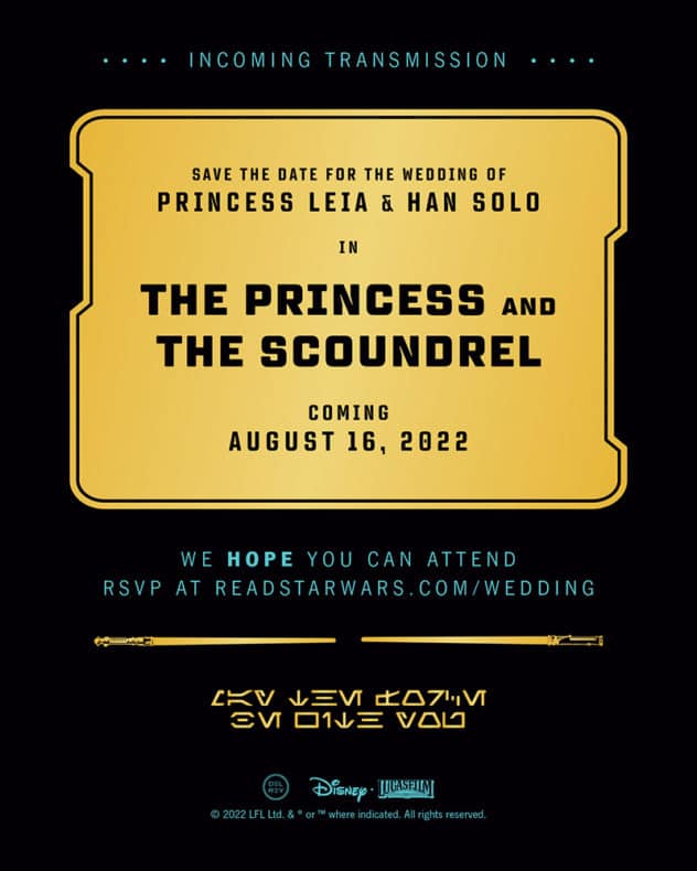 star wars the princess-and-the-scoundrel- boda Leia Han Solo