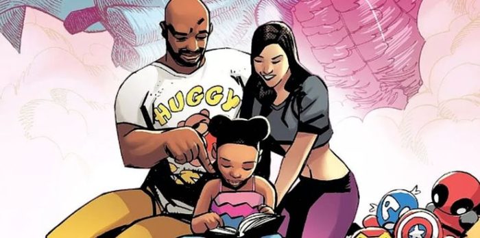 padres superhéroes de Marvel