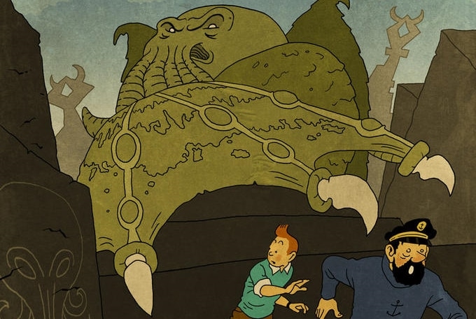 Tintin y Cthulhu