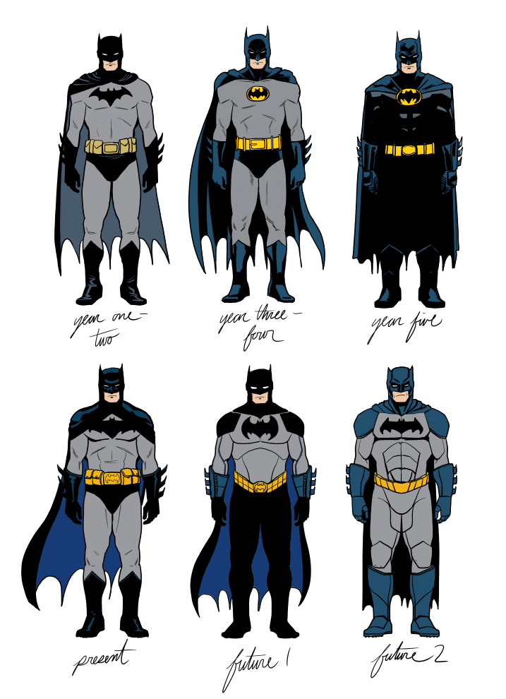 nuevos trajes de Batman