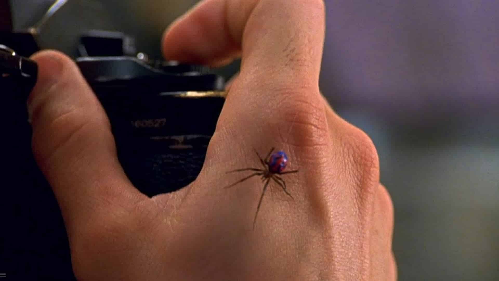 La araña que pica a Peter Parker
