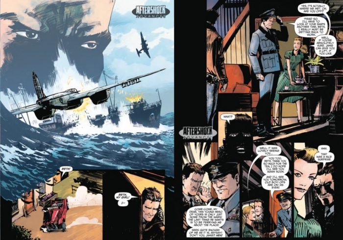 AfterShock, Garth Ennis, Havilland DH.98 Mosquito, Keith Burns, Mossie, Out of the Blue, Planeta Cómic