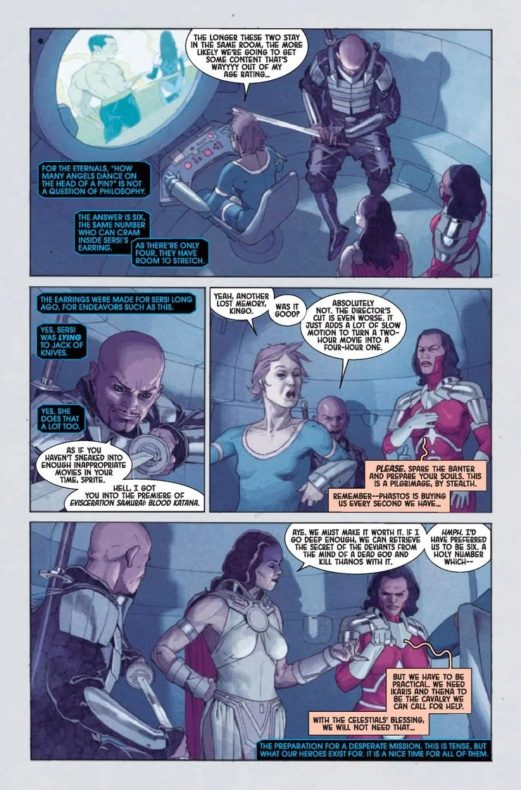 Marvel se burla de la Liga de la Justicia de Zack Snyder en Eternals #10 (Kieron Gillen - Esad Ribic)
