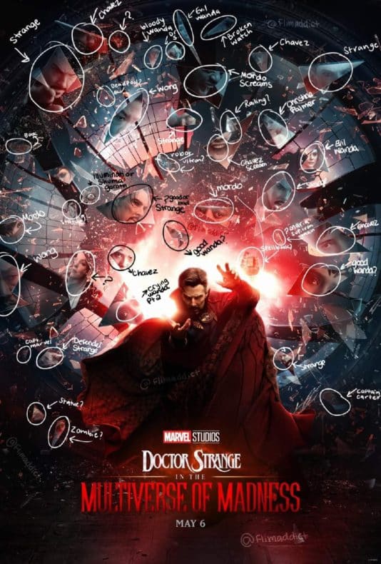 Artículo Cine, Curiosidad Cine, Doctor Strange en el multiverso de la locura, Marvel, Marvel Studios