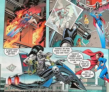 comic de Superman y Lois del crossover del Arrowverso 03 Lobo