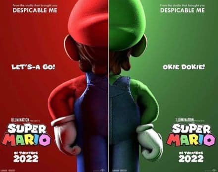 pósters de la película de super mario