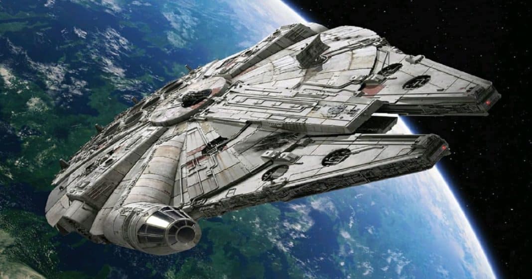 Origen Halcón Milenario de Star Wars - ciencia ficción - naves espaciales