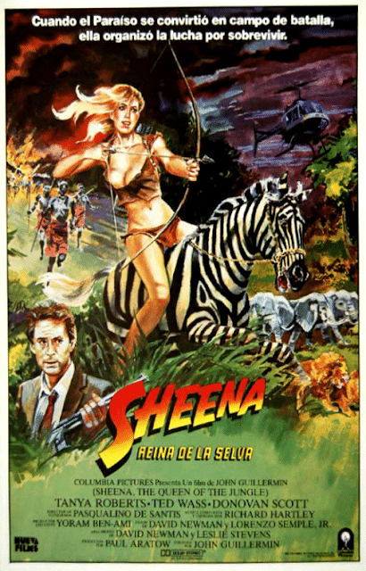 John Guillermin, reina de la selva, Sheena, Tanya Roberts