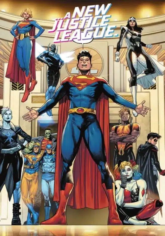 DC presenta la nueva liga de la justicia