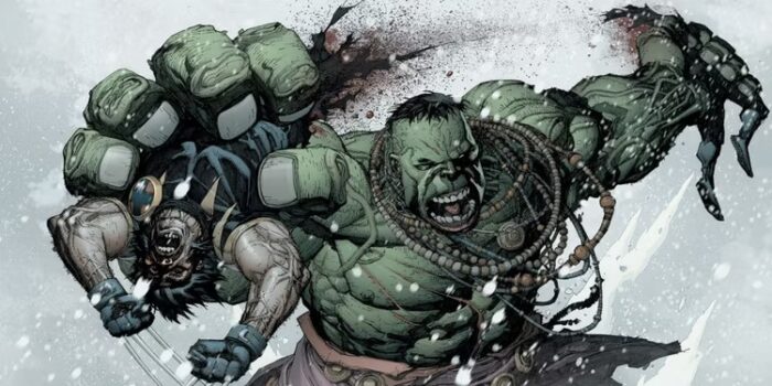 combates de Hulk contra Lobezno