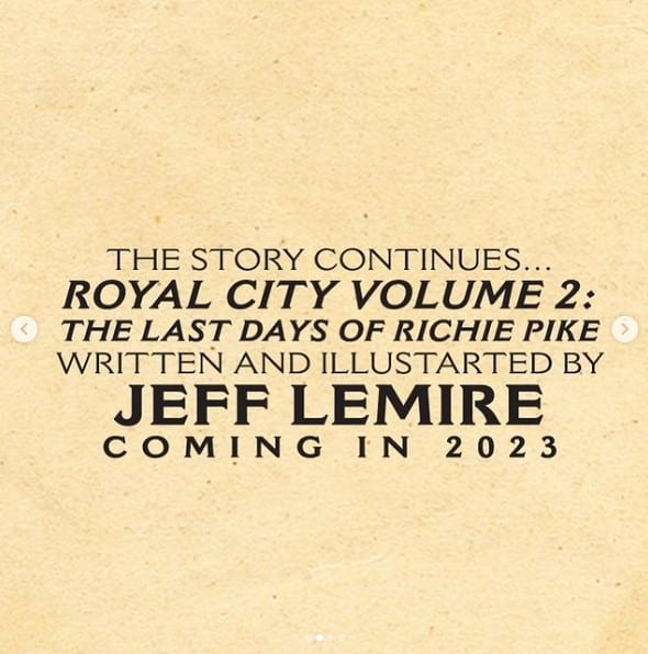 Jeff Lemire - Royal City