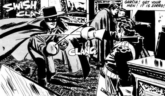 Alex Toth, El Zorro, Moztros