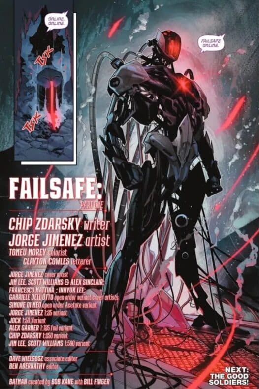 batman #125 - failsafe