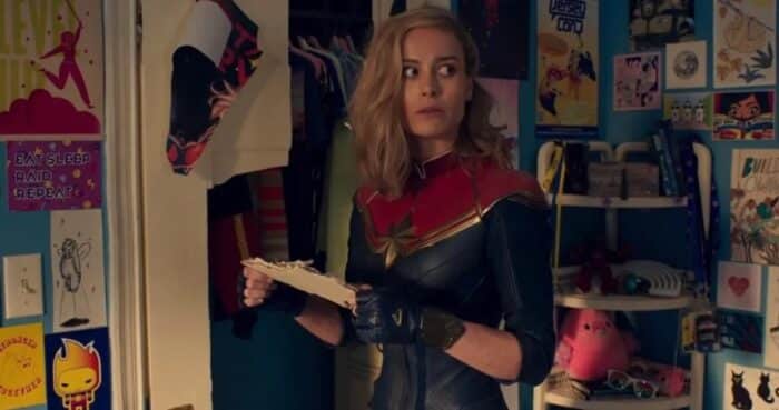 cameo de Brie Larson como Carol Danvers (Capitana Marvel) en el final de Ms. Marvel