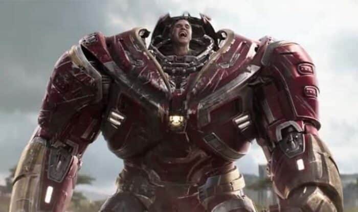 mal CGI en películas de Marvel Studios - la cabeza de Mark Ruffalo en el Hulkbuster de Vengadores: Infinity War