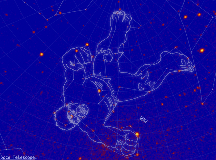 La NASA llamó Hulk a una nueva constelación