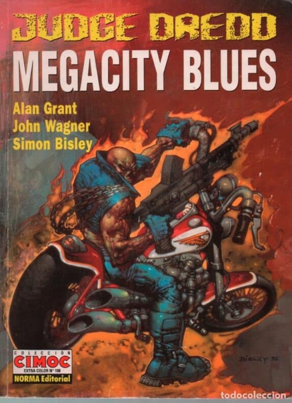 Portada Juez Dredd - Megacity Blues - Alan Grant - John Wagner - Simon Bisley