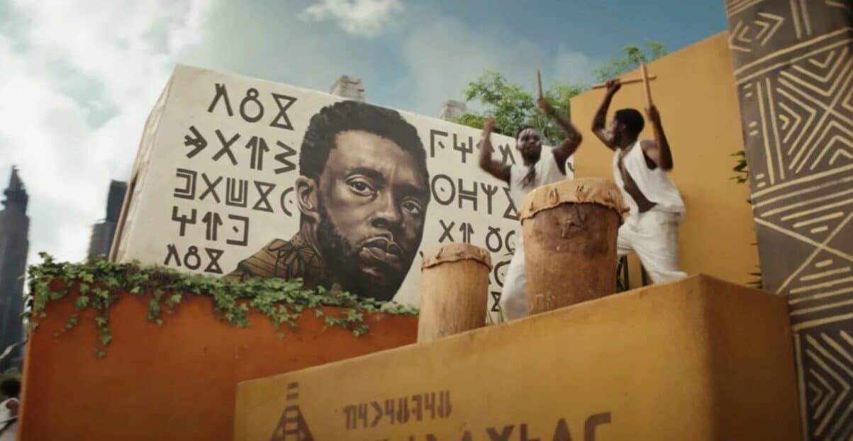 homenaje a Chadwick Boseman en Black Panther: Wakanda Forever