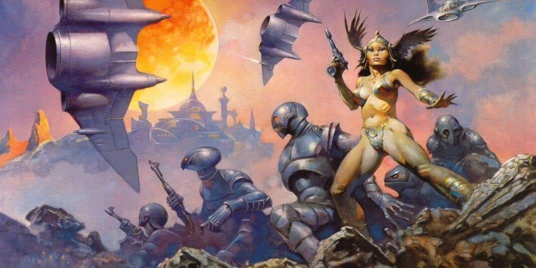 Dawn Attack by Frank Frazetta