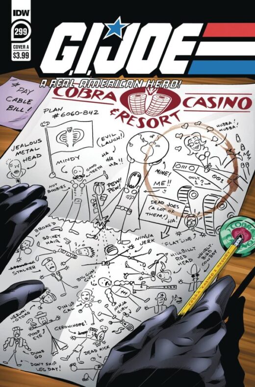 300, Cobra, Cobra Casino, Cobra Island, GI Joe, IDW, Larry Hama