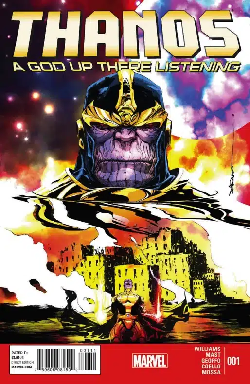 Al Ewing, El dios que nos escucha, Frazer Irving, Iban Coello, Jason Aaron, Jim Starlin, Marvel Dark, Neil Edwards, Paco Díaz, Panini Comics, Rob Williams, Ron Lim, Simone Bianchi, Thanos