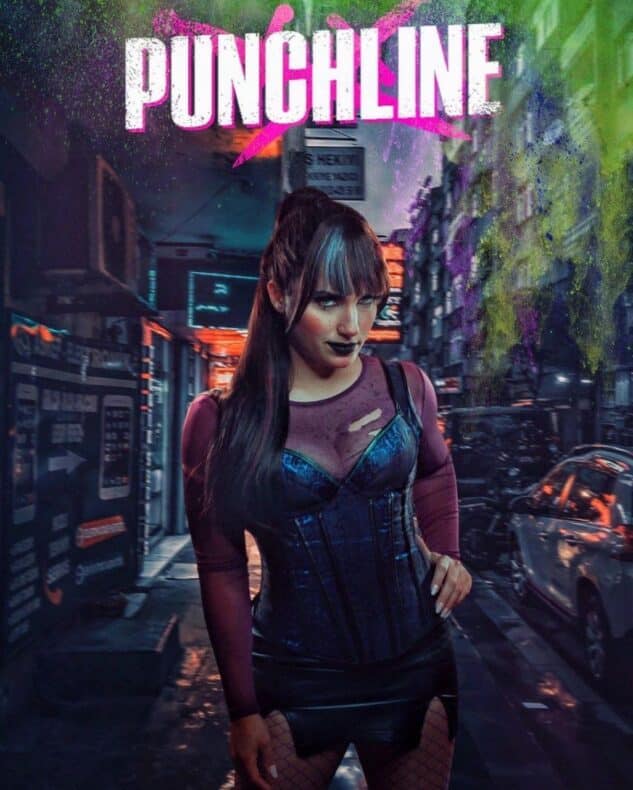 cosplay de Punchline por Lis Wonder