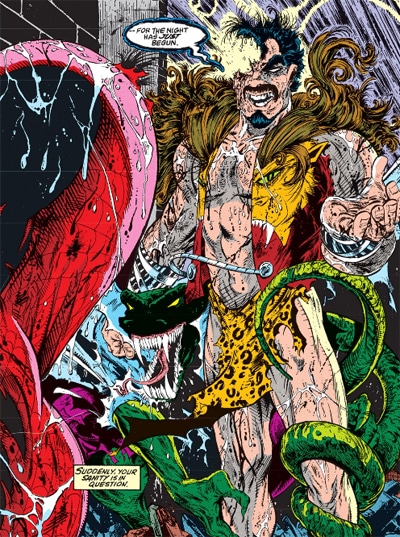 Calipso, Kraven, Lagarto, Marvel Comics, Marvel Must Have, Mary Jane, Panini Comics, Peter Parker, Spiderman, Todd McFarlane, Tormento