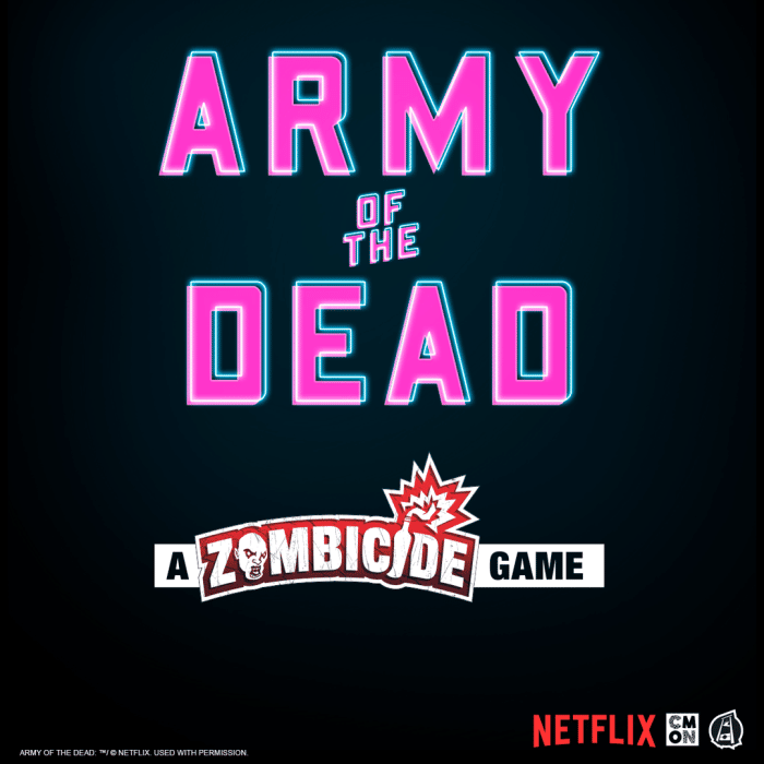 Zombicide - Army of the Dead - Zack Snyder
