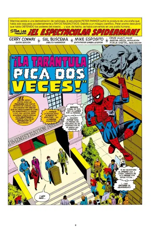 Marvel Gold. Peter Parker, el Espectacular Spiderman 1 - ¡La Tarántula pica dos veces!
