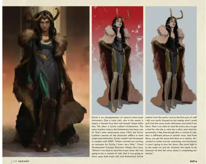 Sylvie, de Loki, iba a tener un aspecto muy distinto en la serie de Disney+ 2 Sylvie Loki concepto