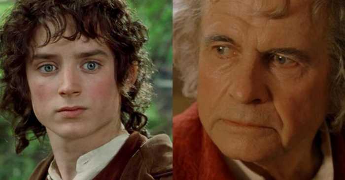 el señor de los anillos bilbo y frodo bolson