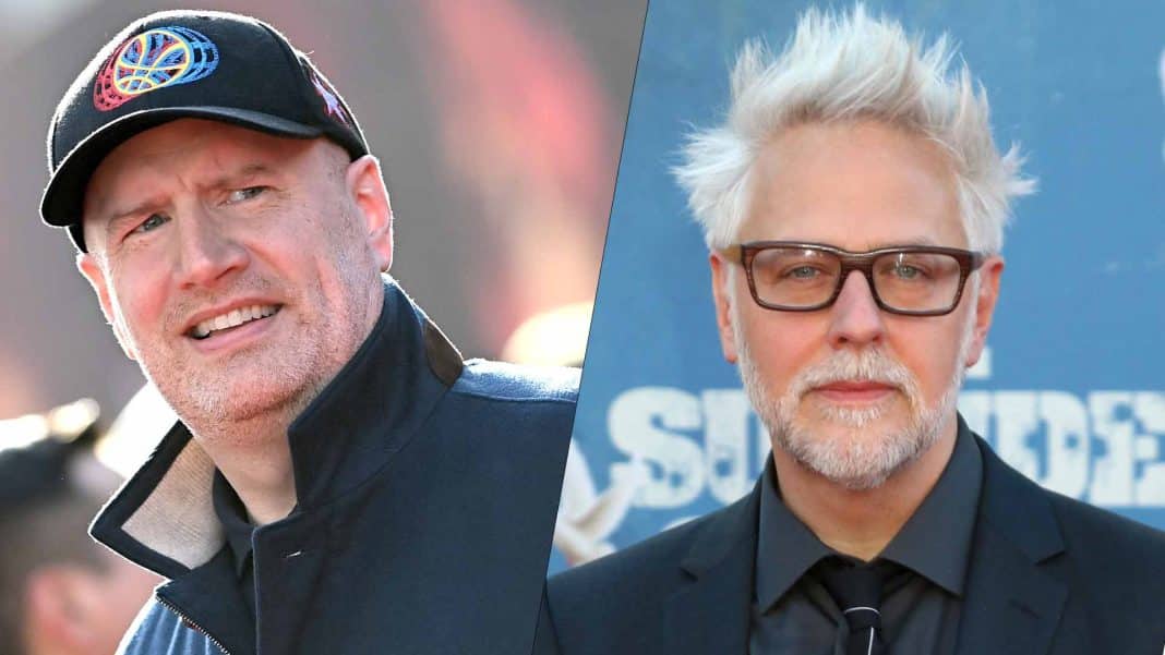 Kevin Feige + James Gunn - Marvel Studios - DCU - DC Films - Universo DC - Marvel