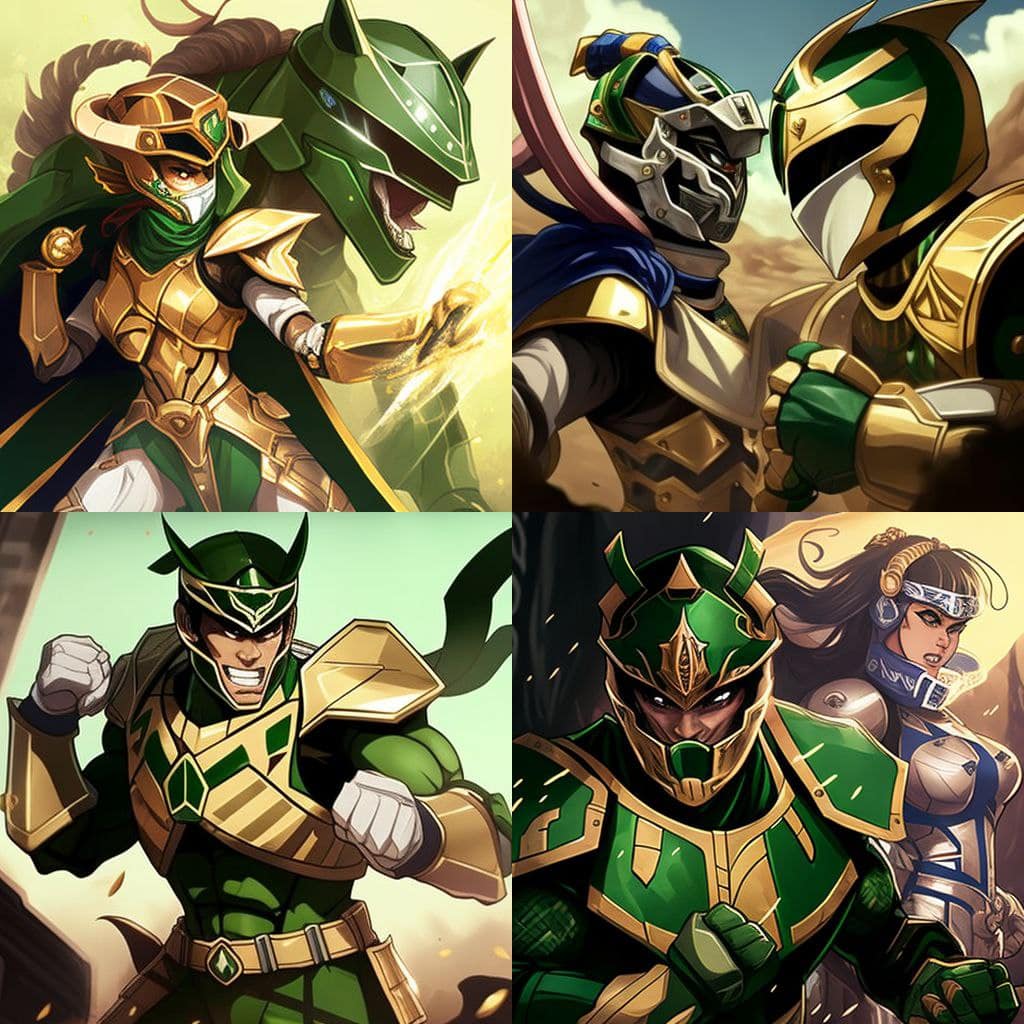 Power Rangers Enime ¿Un anime de los Power Rangers? Retamos a una IA a que lo haga realidad