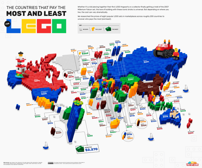 LEGO mapamundi