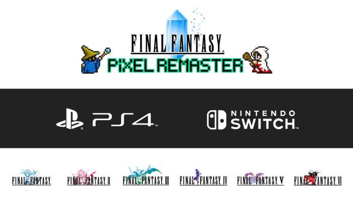 Final Fantasy Pixel Remaster ps4 switch