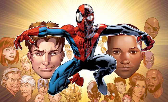 Miles Morales - Peter Parker - Spiderman - Spider-Man