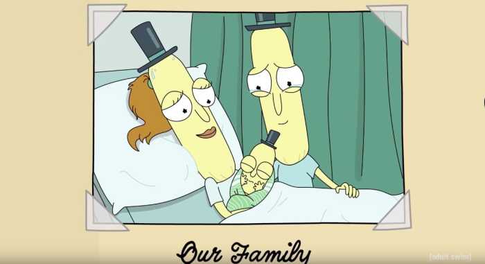 Mr. Poopybutthole RICK Y MORTY familia