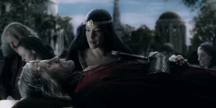 aragorn el señor de los anillos  arwen