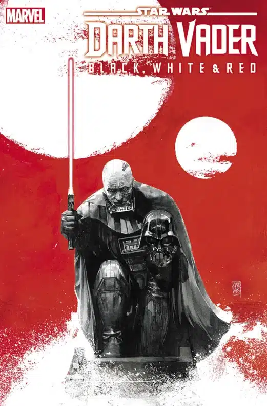 Darth Vader vuelve a los cómics gracias a Jason Aaron y Peach Momoko en Black, White & Red 1 Star Wars Darth Vader Black, White & Red 1