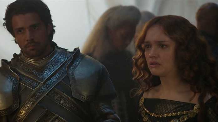 La Casa del dragón - Ser Criston Cole - Alicent Hightower